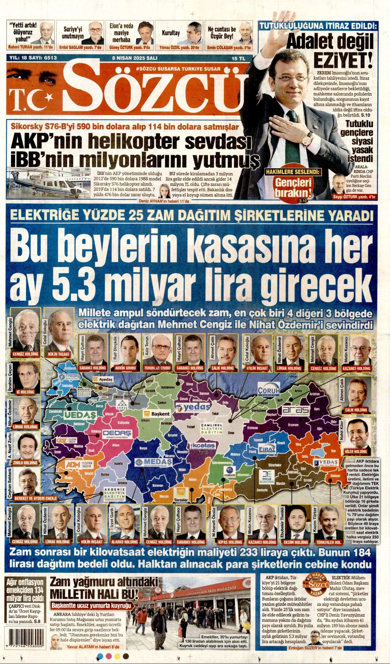 Trump'ın vergi savaşı piyasaları altüst etti! Küresel yangın başladı... Bugünün gazete manşetleri 3