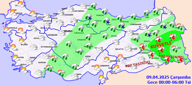 Baharı beklerken kış geri geldi: Kar ve fırtına etkili olacak! Letonya'dan geliyor: 40 ili etkisi altına alacak... 7
