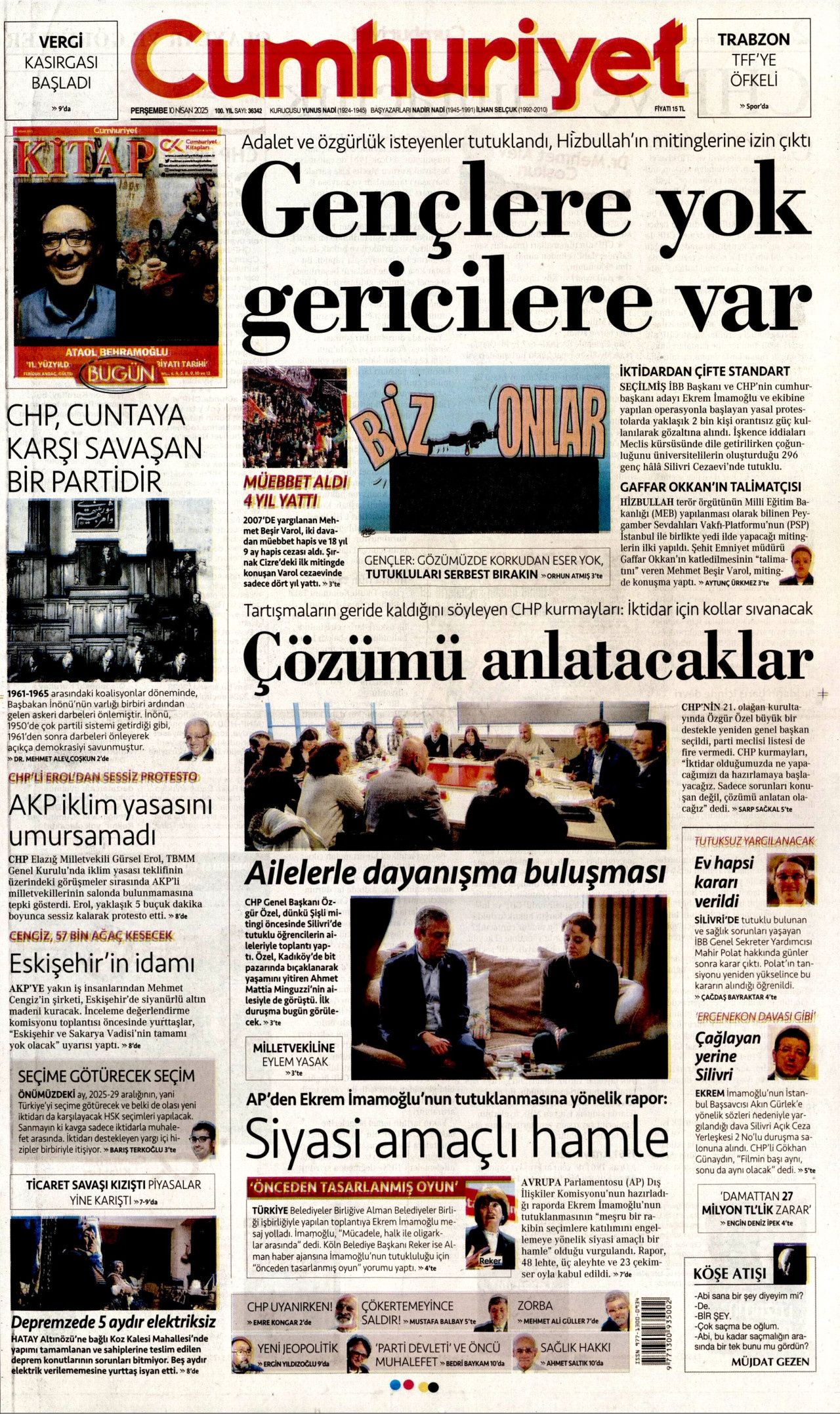 Ayrıcalıklı bu kişiler kim? Grand Kartalkaya faciasında korkunç iddia! 10 Nisan Perşembe gazete manşetleri 5