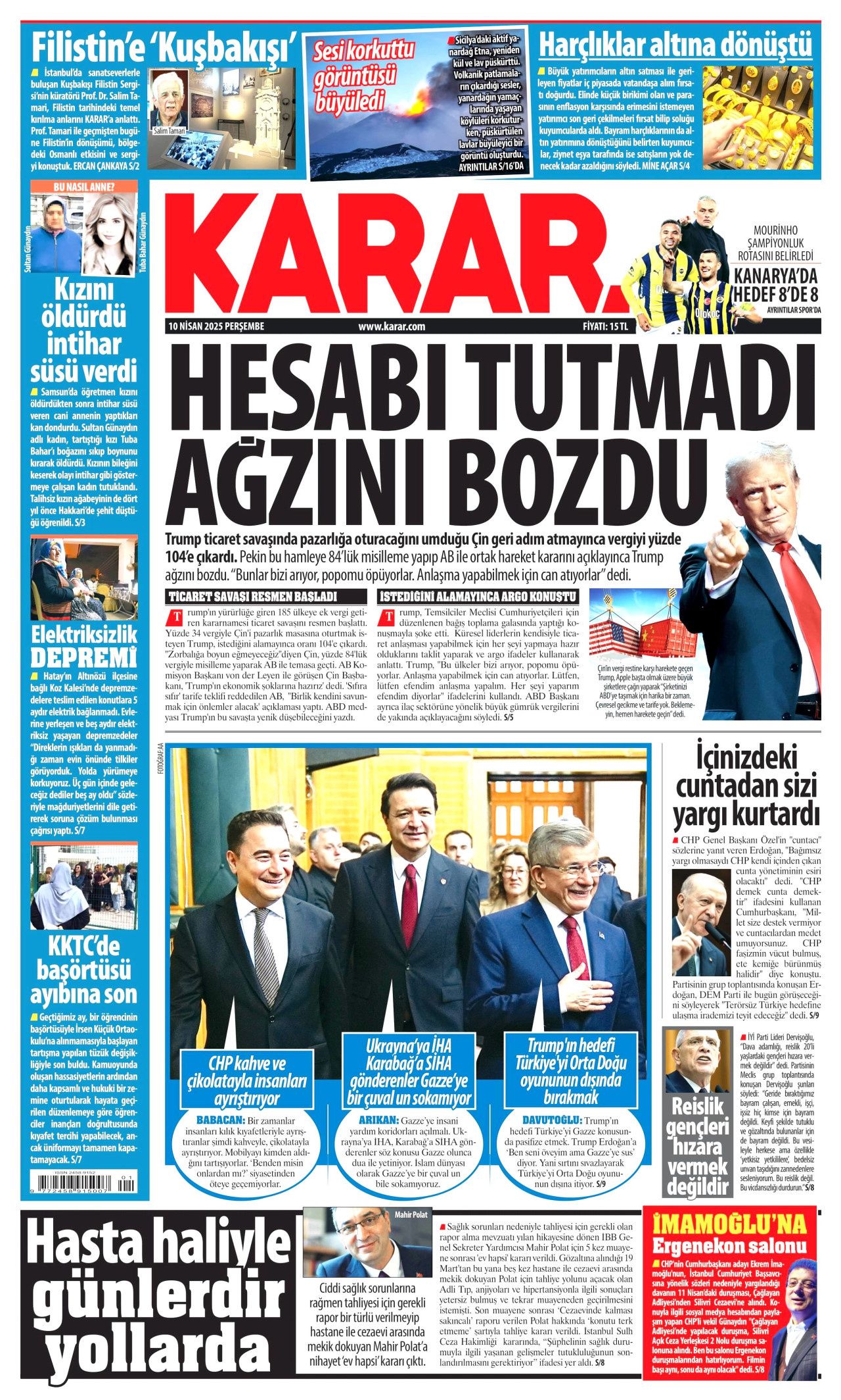 Ayrıcalıklı bu kişiler kim? Grand Kartalkaya faciasında korkunç iddia! 10 Nisan Perşembe gazete manşetleri 11