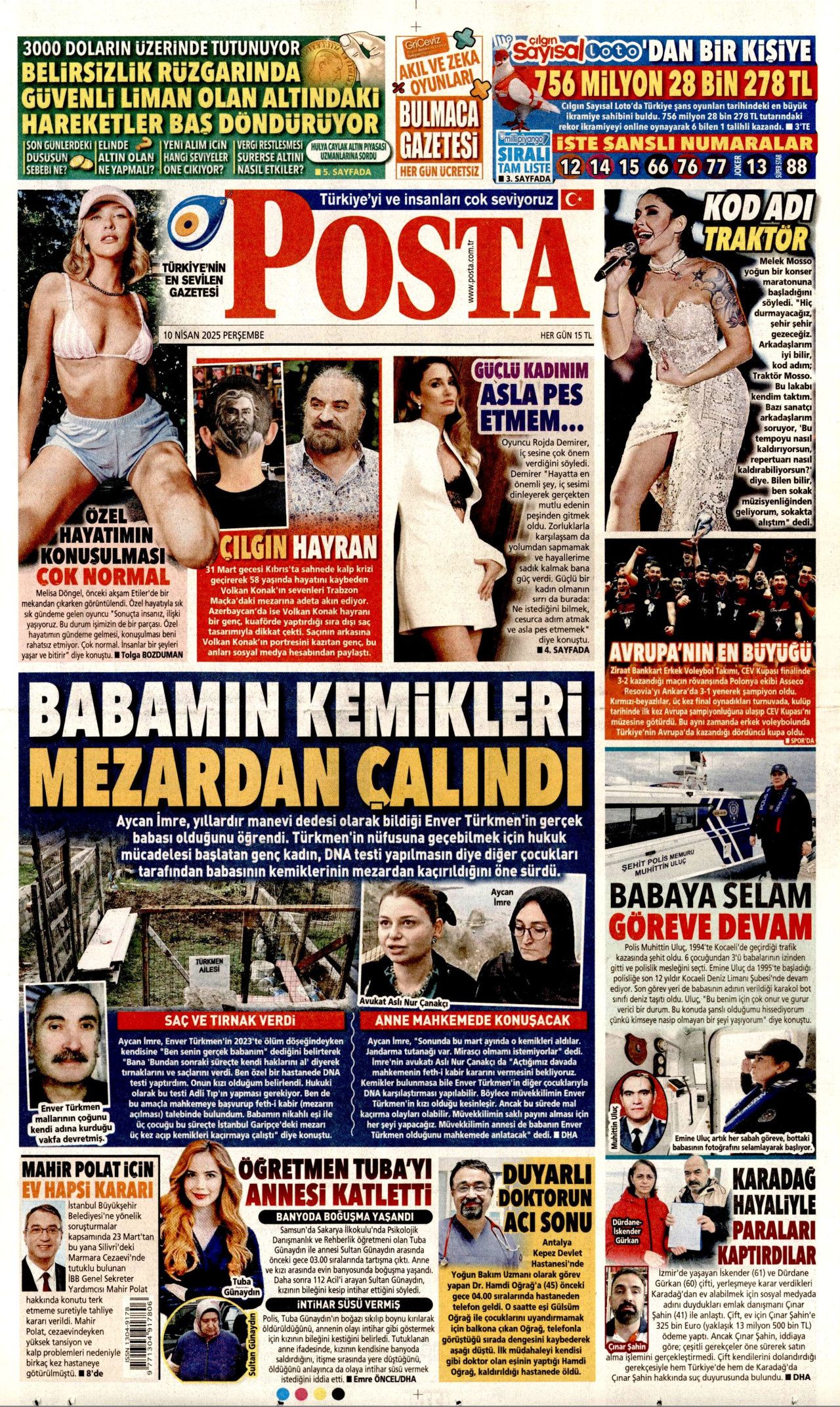 Ayrıcalıklı bu kişiler kim? Grand Kartalkaya faciasında korkunç iddia! 10 Nisan Perşembe gazete manşetleri 21