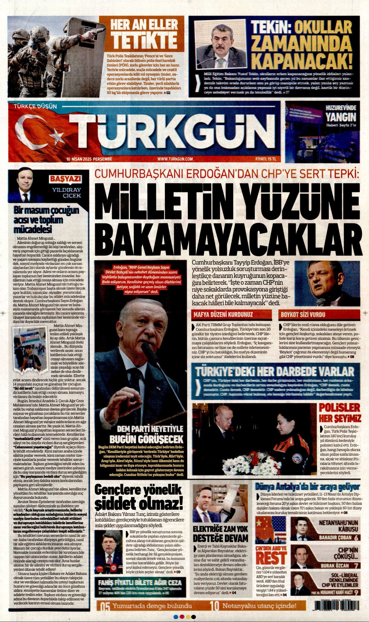 Ayrıcalıklı bu kişiler kim? Grand Kartalkaya faciasında korkunç iddia! 10 Nisan Perşembe gazete manşetleri 7