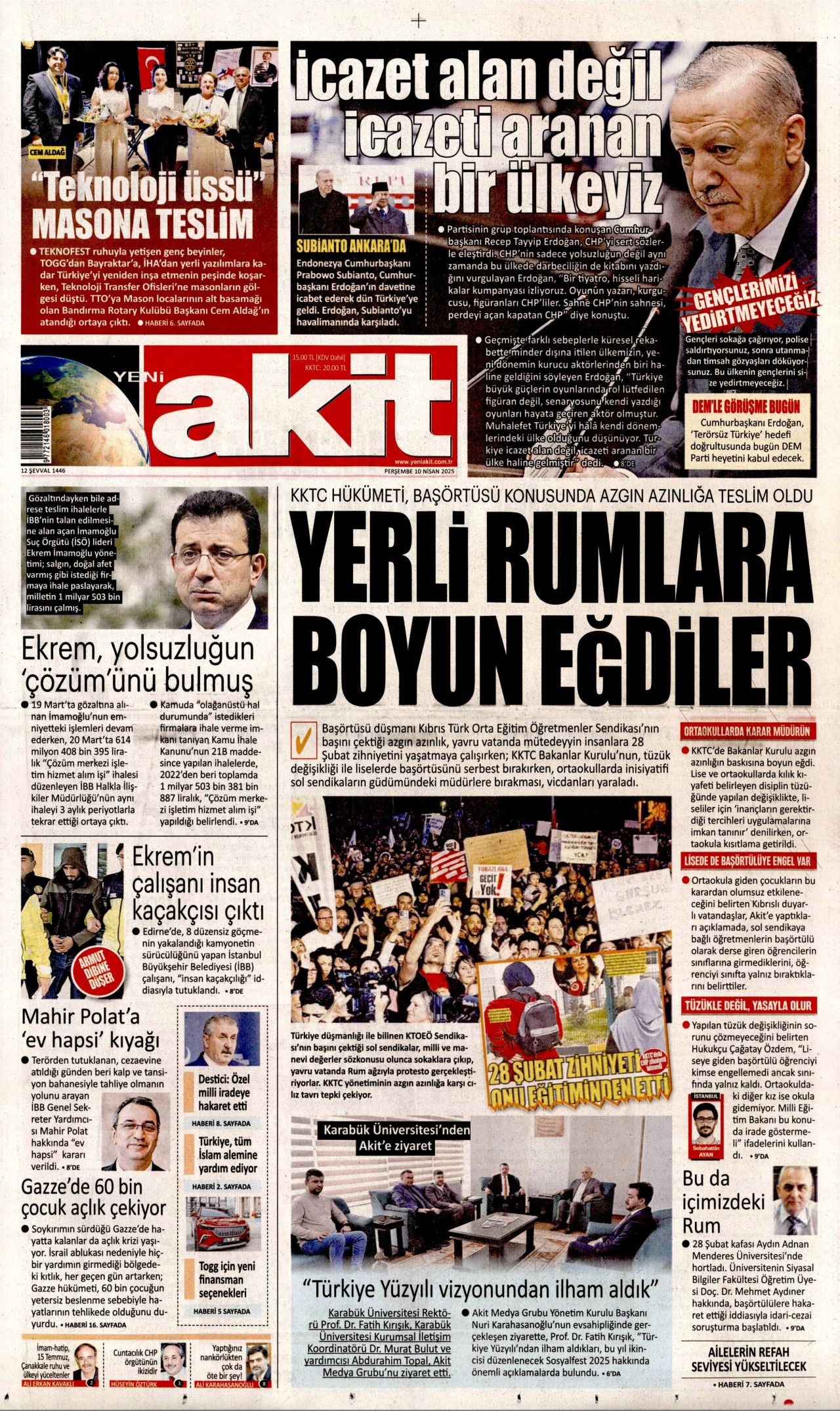 Ayrıcalıklı bu kişiler kim? Grand Kartalkaya faciasında korkunç iddia! 10 Nisan Perşembe gazete manşetleri 8