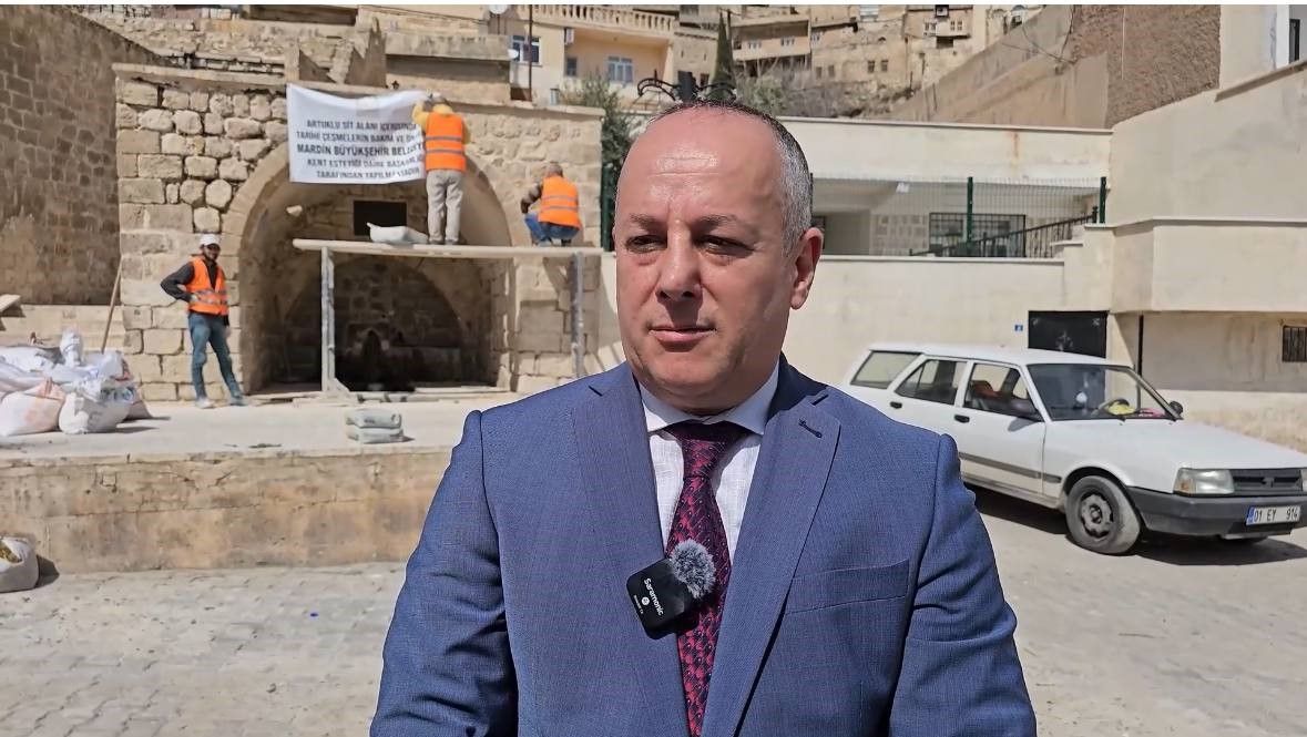 Mardin’de tarihe vefa: Çeşmeler yeniden hayat buluyor 5