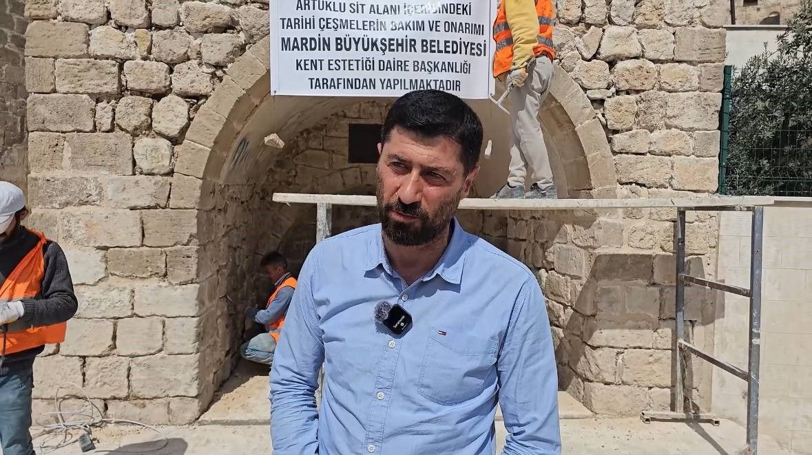 Mardin’de tarihe vefa: Çeşmeler yeniden hayat buluyor 4