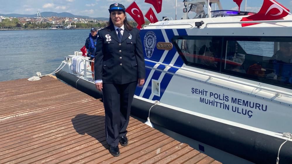 Kocaeli’de şehit polisin adı denizde yaşıyor:  Babasının botunda görev yapacak 1