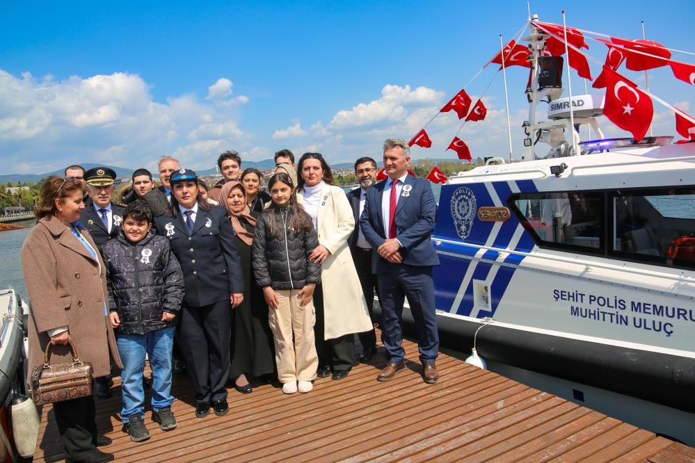 Kocaeli’de şehit polisin adı denizde yaşıyor:  Babasının botunda görev yapacak 7