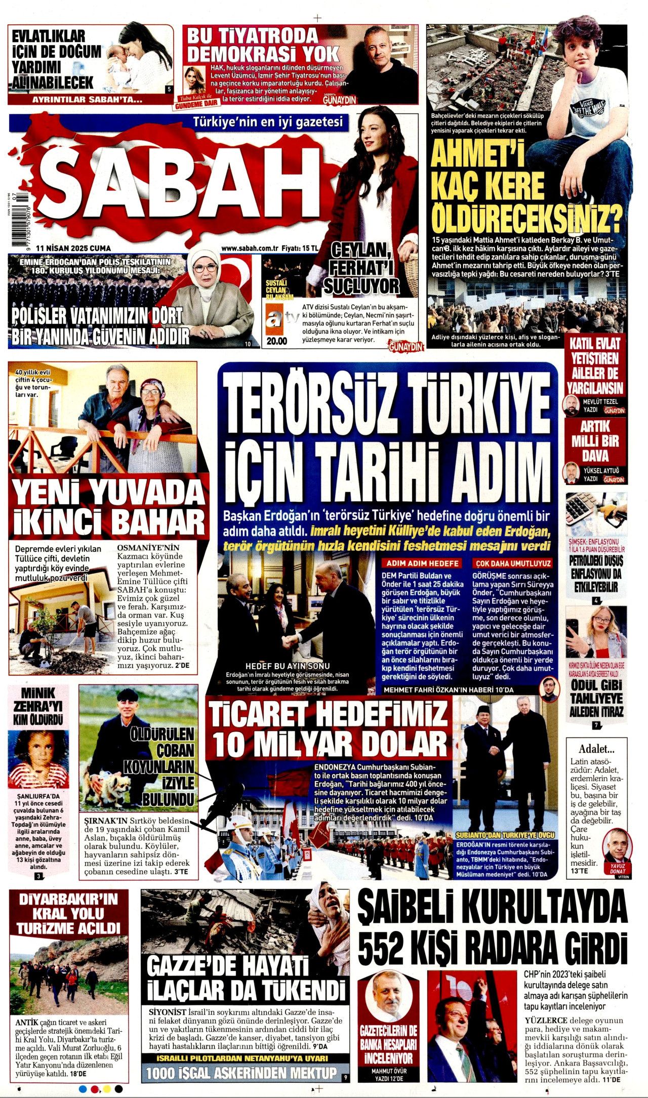 Gazze kasabı halkını Türkiye ile korkutuyor! Yaklaşan sonunu gördü, koltuğu için kışkırtıyor... Günün gazete manşetleri 3