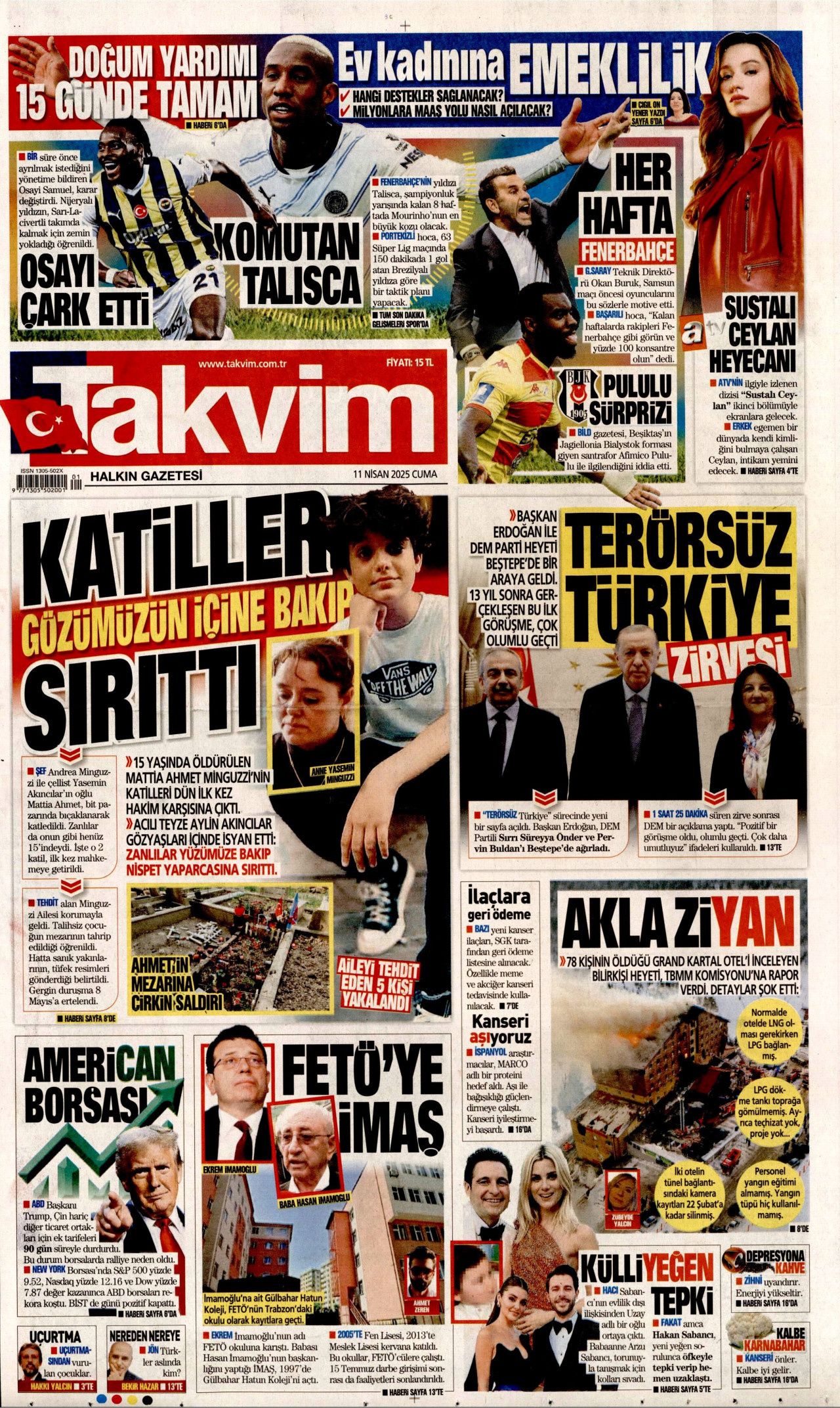 Gazze kasabı halkını Türkiye ile korkutuyor! Yaklaşan sonunu gördü, koltuğu için kışkırtıyor... Günün gazete manşetleri 21