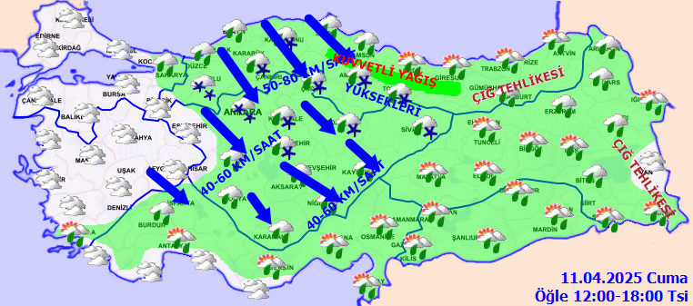 Türkiye'de hava alarmı: Kış geri dönüyor! İşi olmayan sakın dışarı çıkmasın... İstanbul ve Ankara dahil 79 ilde kar, fırtına ve dondurucu soğuk etkili olacak! 6