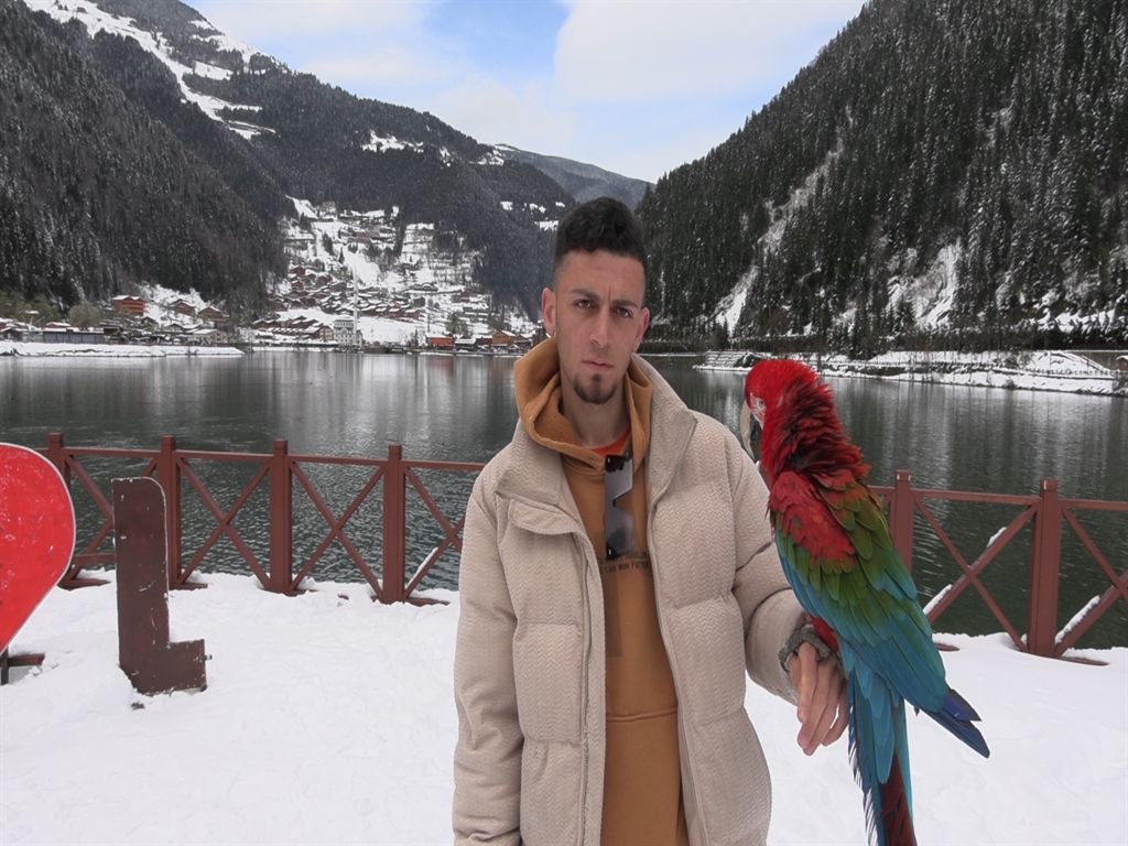 Uzungöl nisan’da beyaz gelinlik giydi: Kar manzarası dronla görüntülendi 11