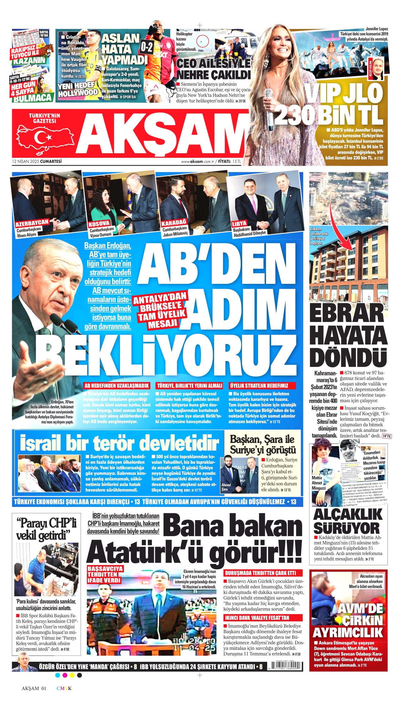 Antalya'dan Avrupa'ya çağrı manşetlerde: Sandalyemizi istiyoruz! 6