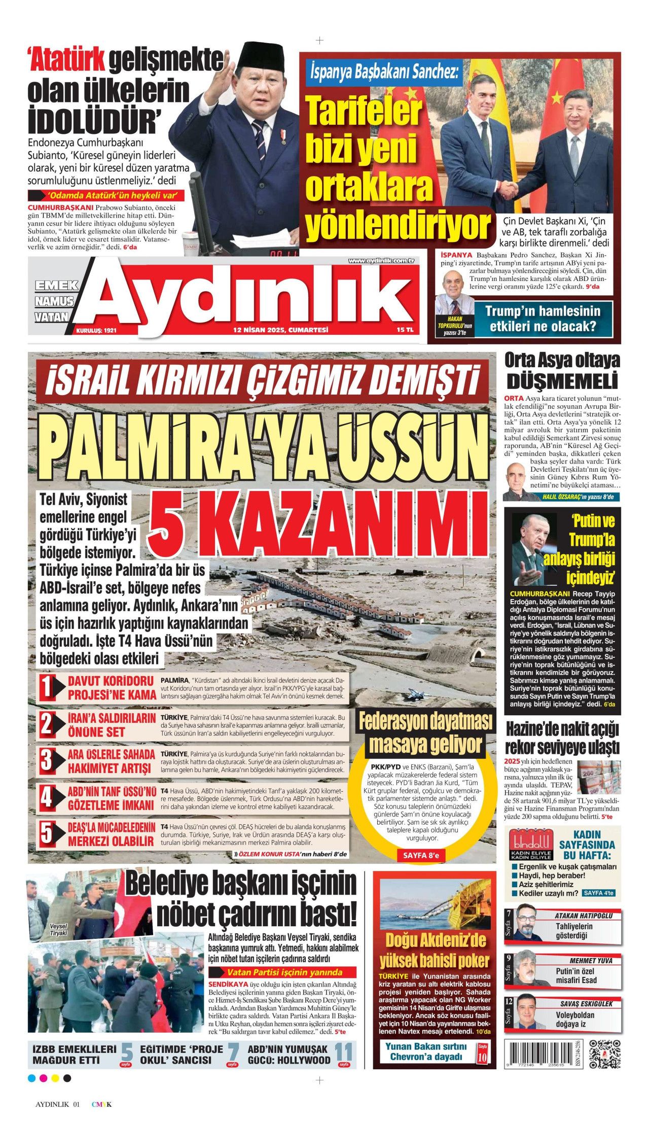 Antalya'dan Avrupa'ya çağrı manşetlerde: Sandalyemizi istiyoruz! 12