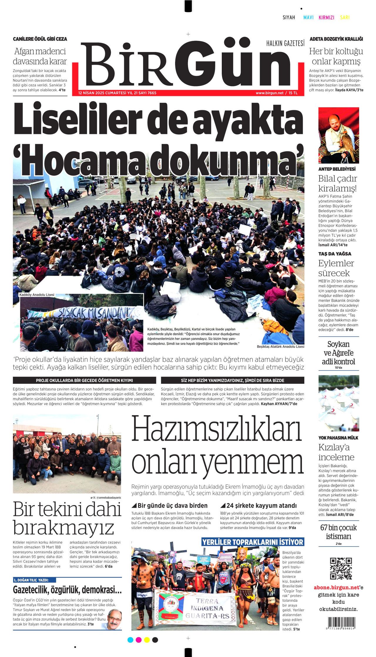 Antalya'dan Avrupa'ya çağrı manşetlerde: Sandalyemizi istiyoruz! 19