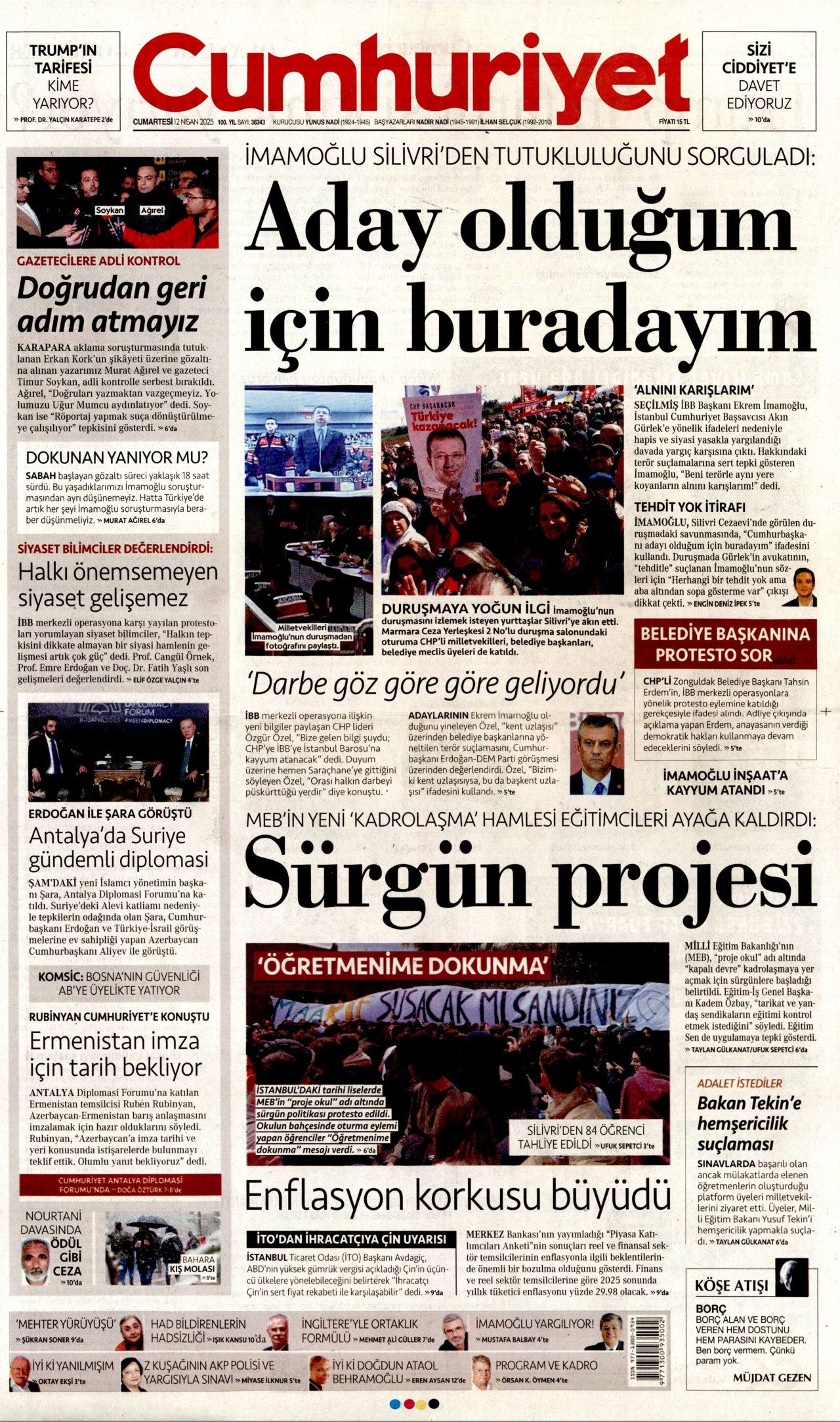 Antalya'dan Avrupa'ya çağrı manşetlerde: Sandalyemizi istiyoruz! 9