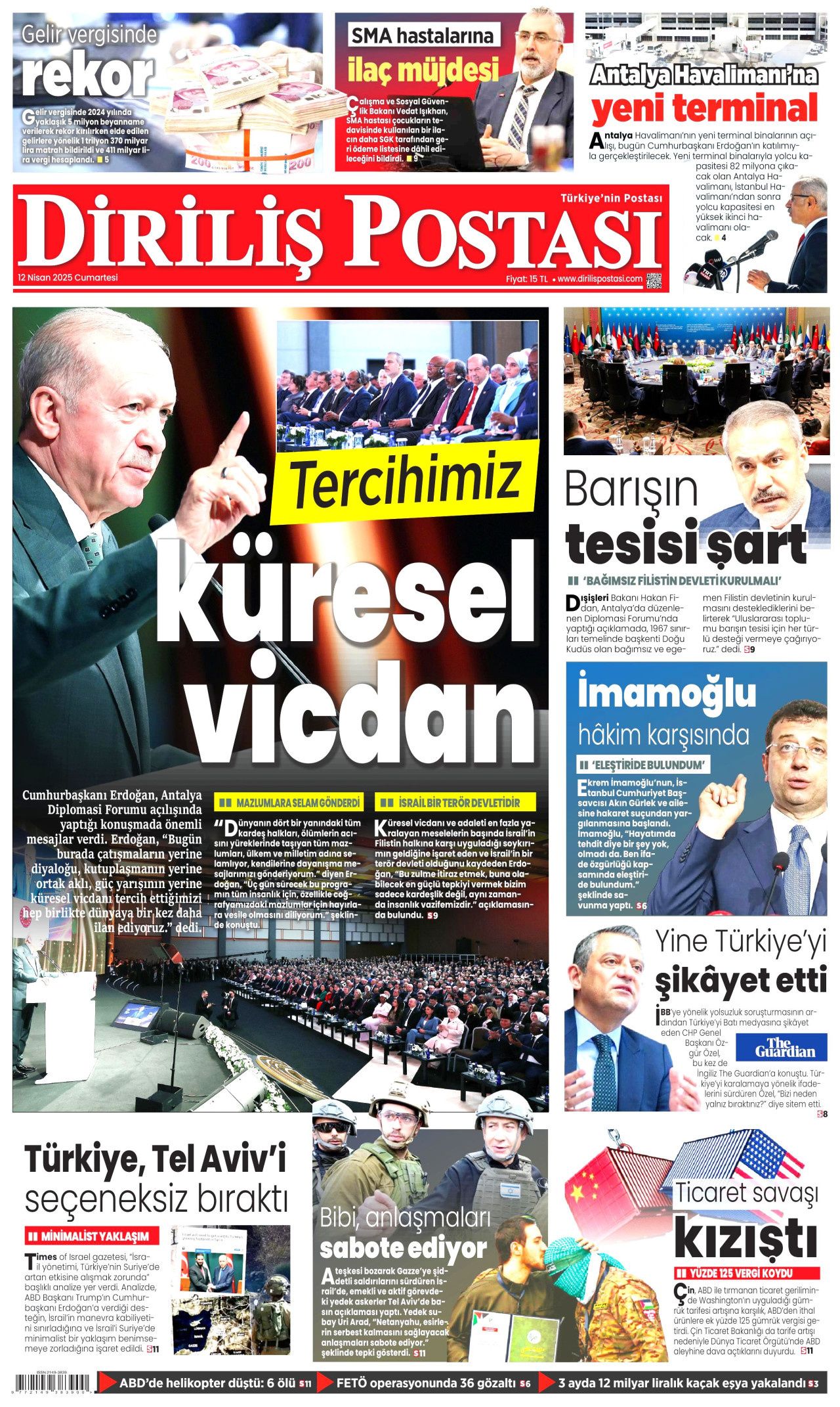 Antalya'dan Avrupa'ya çağrı manşetlerde: Sandalyemizi istiyoruz! 18