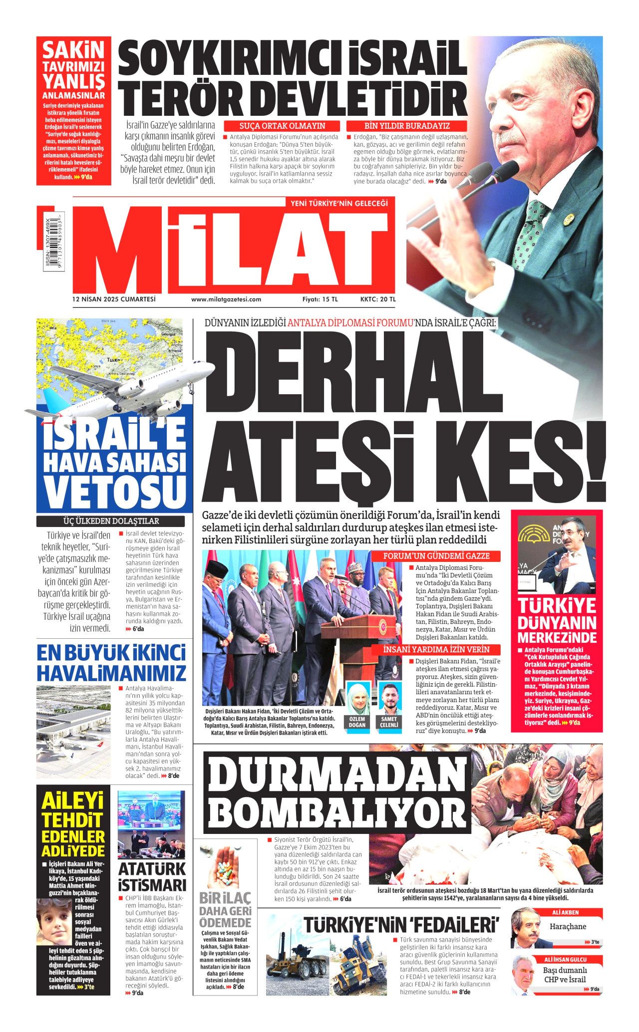 Antalya'dan Avrupa'ya çağrı manşetlerde: Sandalyemizi istiyoruz! 10