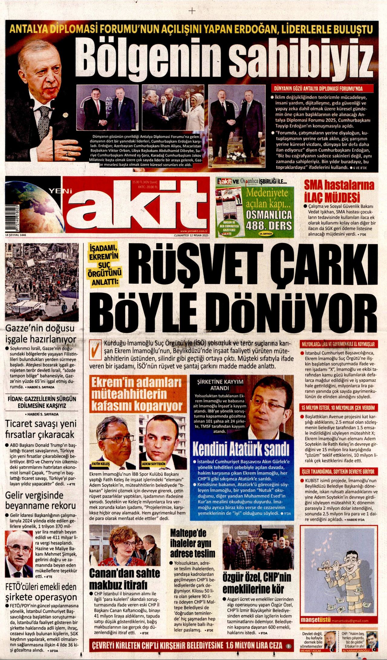 Antalya'dan Avrupa'ya çağrı manşetlerde: Sandalyemizi istiyoruz! 4