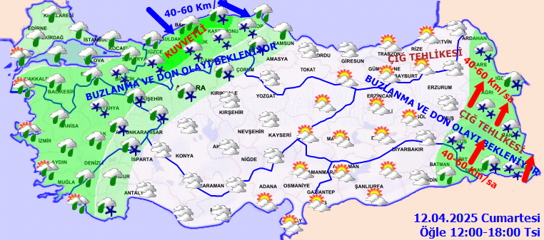 Bardaktan boşanırcasına yağıyor! İstanbul dahil çok sayıda ilde sağanak ve fırtına uyarısı! 12 Nisan Cumartesi hava durumu tahminleri... 6