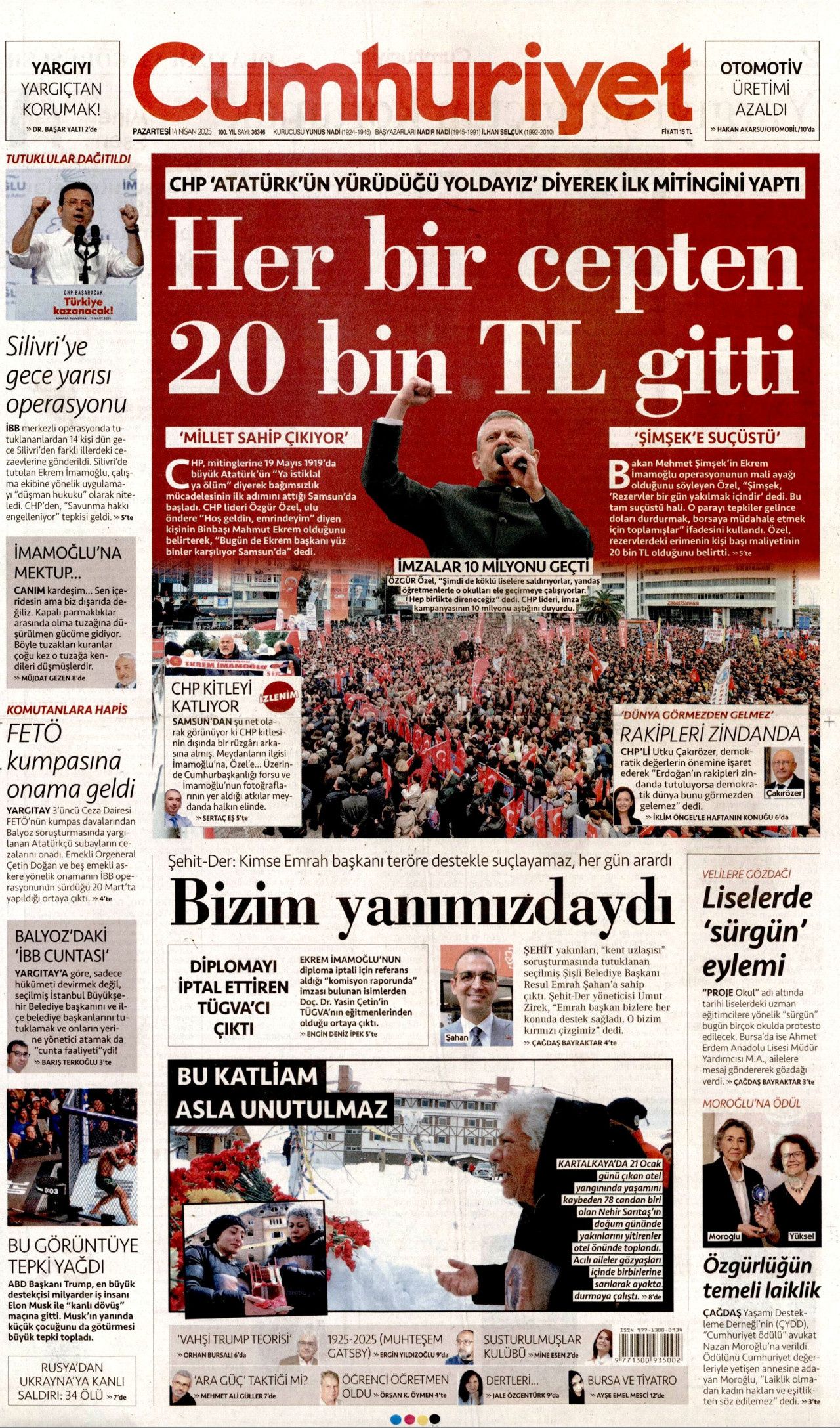 Otomotiv stok eritti: Türk tüketiciler bayilere koştu! Rekabet fiyat avantajı sağlıyor! 14 Nisan Pazartesi gazete manşetleri 6