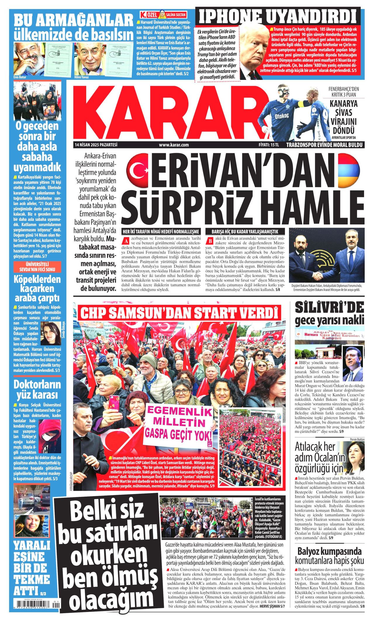 Otomotiv stok eritti: Türk tüketiciler bayilere koştu! Rekabet fiyat avantajı sağlıyor! 14 Nisan Pazartesi gazete manşetleri 12