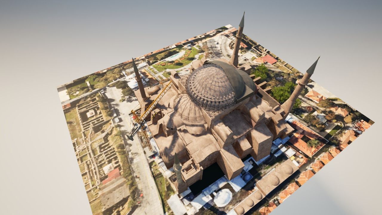 Ayasofya’nın ana kubbesinde tarihi dönüşüm! Depreme dayanıklı restorasyon başladı 3