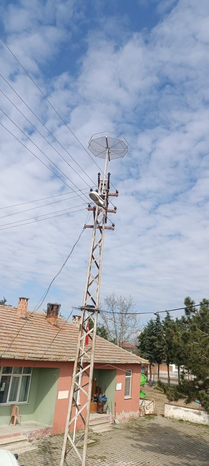 Edirne’de leylekler için elektrik direklerine özel yuvalar kuruldu 3