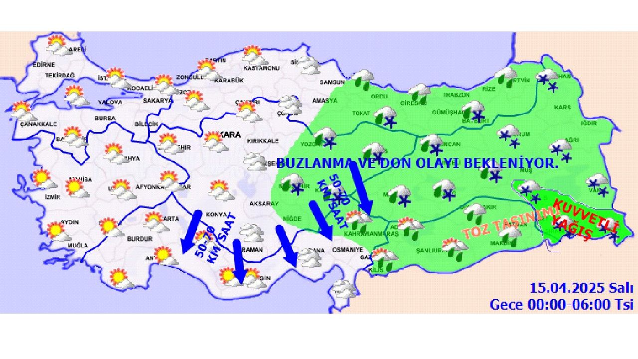 15 Nisan 2025 Türkiye geneli hava durumu! Ankara, İstanbul, İzmir ve Bursa'da beklenen hava sıcaklıkları... 3