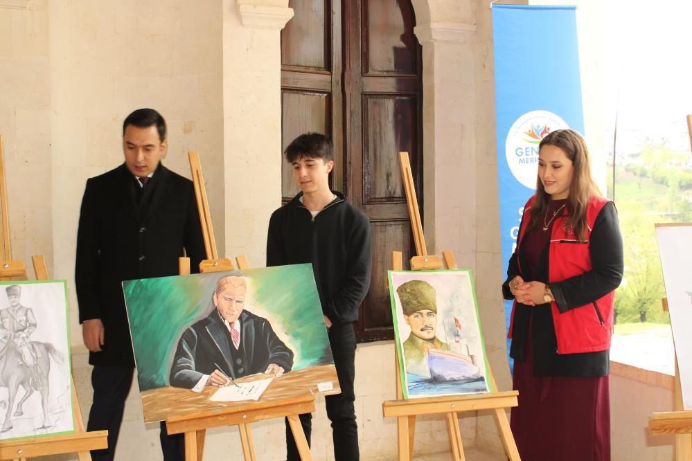 Gazi Mustafa Kemal Atatürk’ün Silvan’a gelişinin 109. yılında anlamlı resim sergisi 5