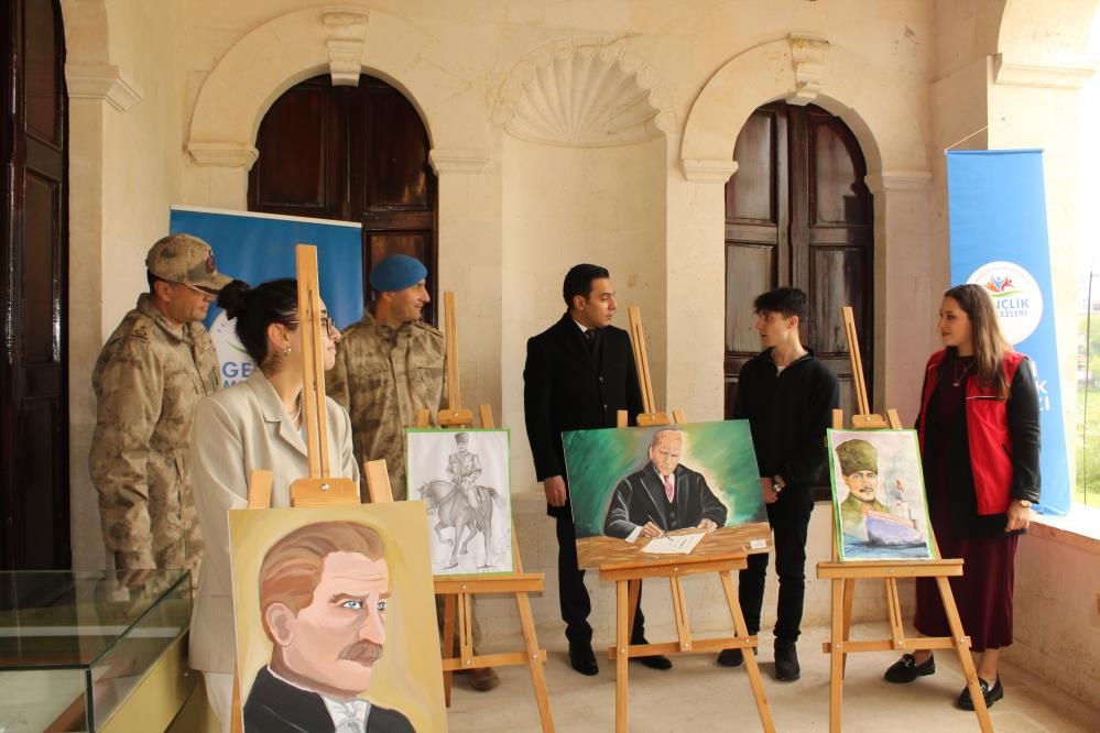 Gazi Mustafa Kemal Atatürk’ün Silvan’a gelişinin 109. yılında anlamlı resim sergisi 4
