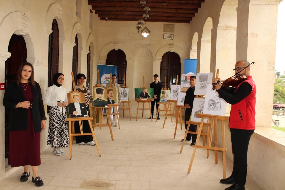 Gazi Mustafa Kemal Atatürk’ün Silvan’a gelişinin 109. yılında anlamlı resim sergisi 3