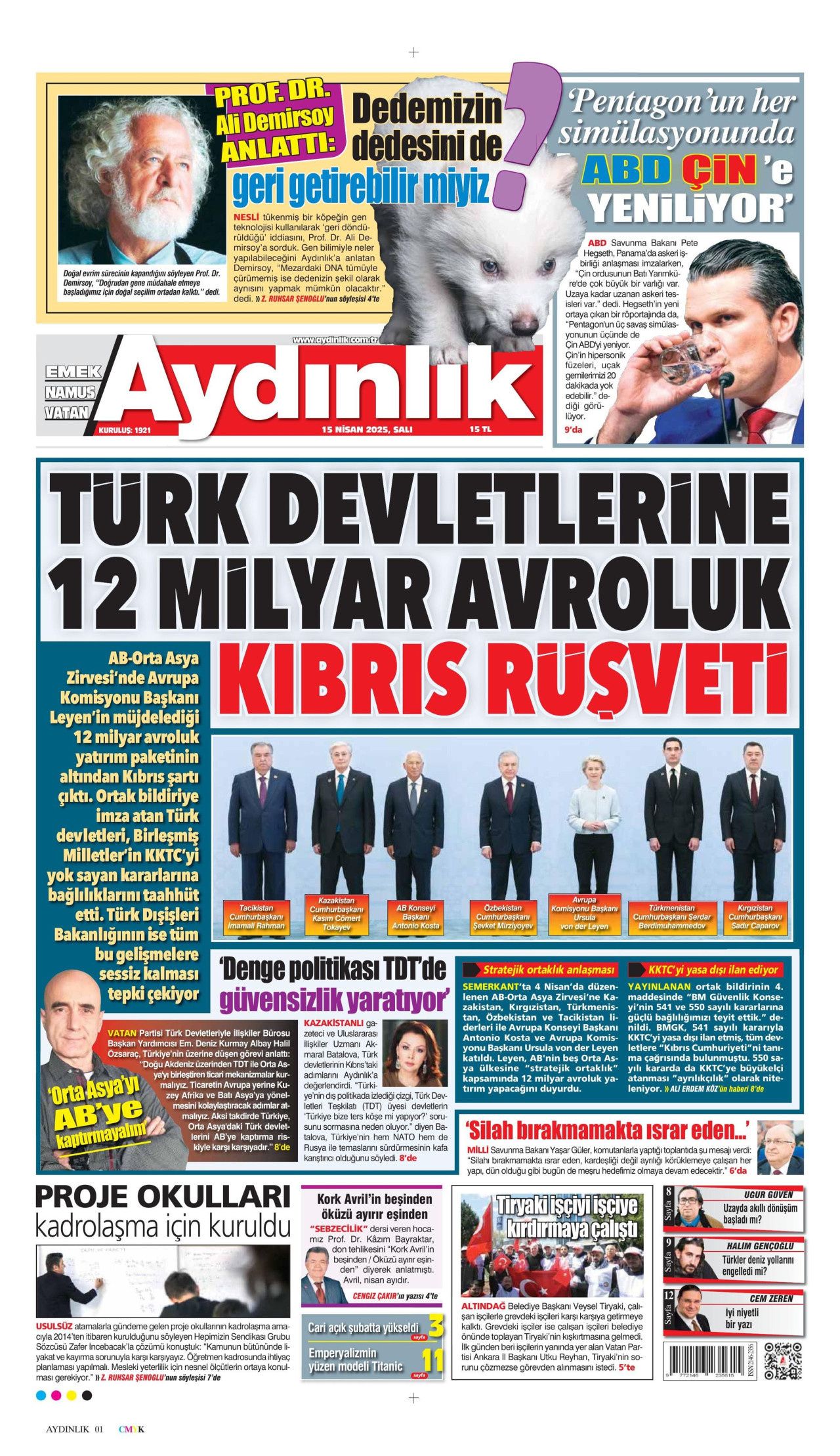 CHP'nin kirli lise projesi! Öğrencileri kışkırtmaya çalışıyorlar... Bugünün gazete manşetleri! 11