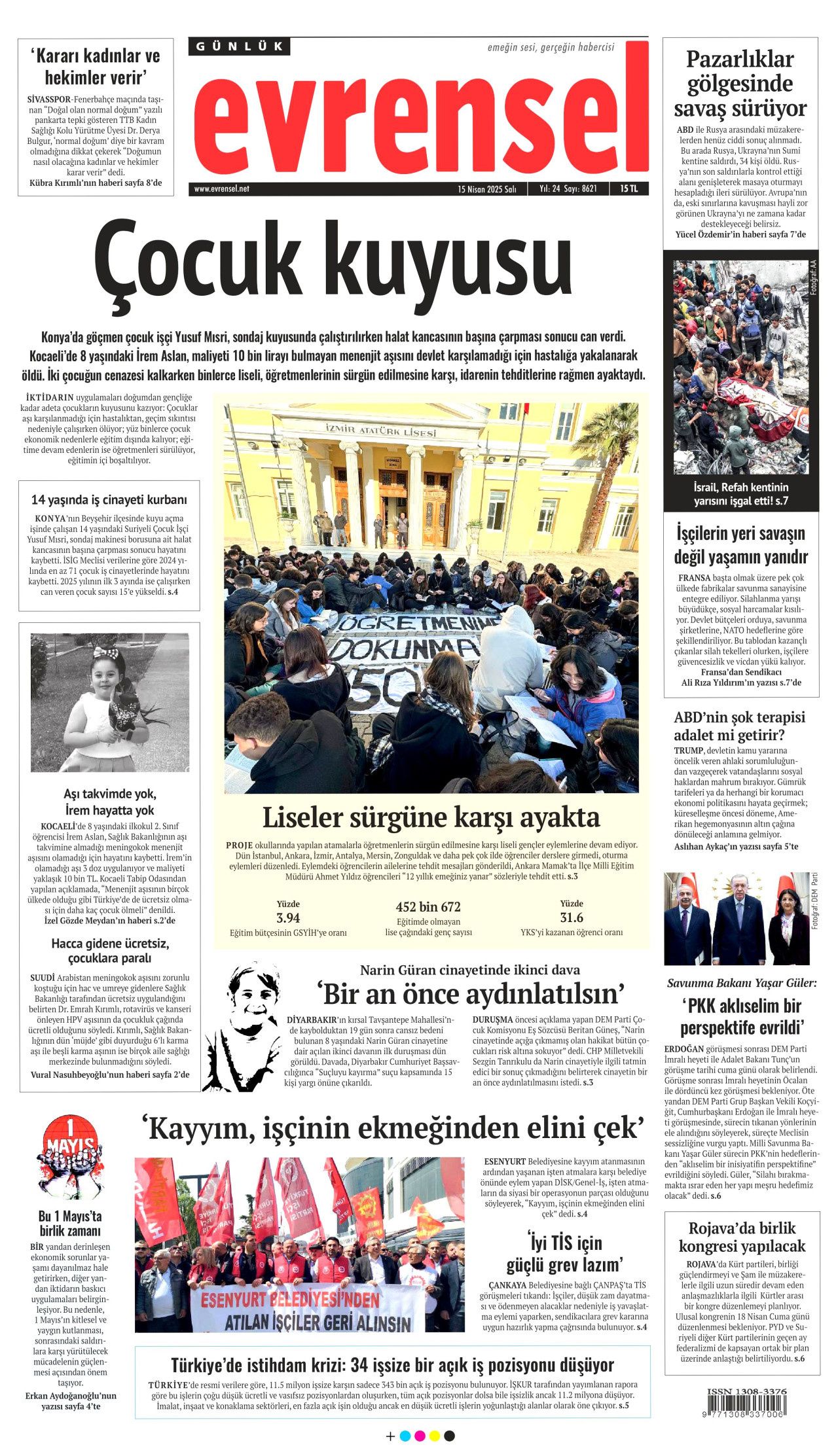 CHP'nin kirli lise projesi! Öğrencileri kışkırtmaya çalışıyorlar... Bugünün gazete manşetleri! 19