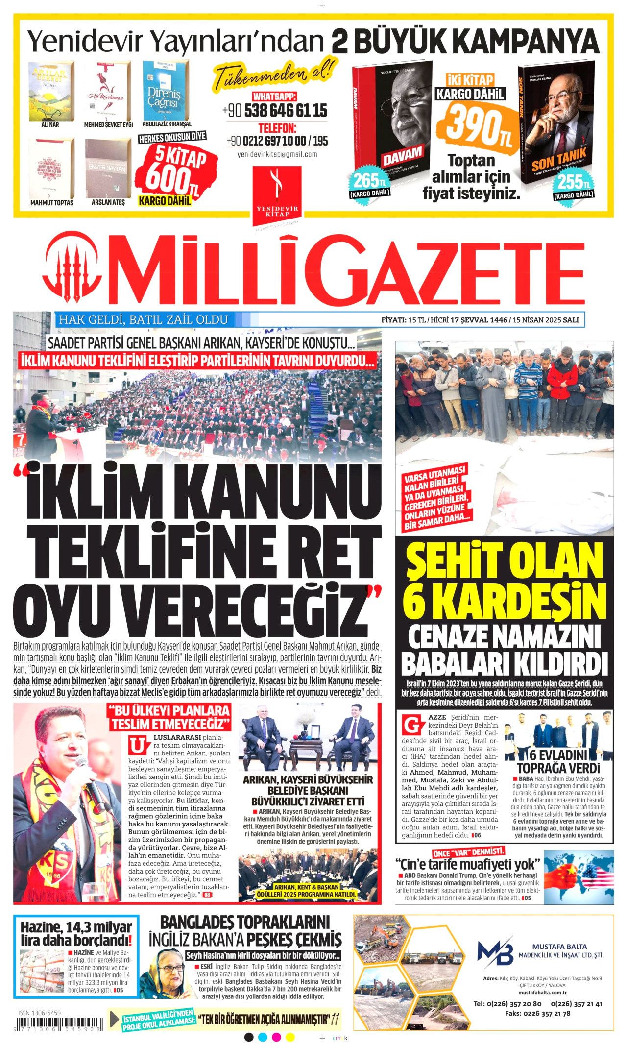 CHP'nin kirli lise projesi! Öğrencileri kışkırtmaya çalışıyorlar... Bugünün gazete manşetleri! 12
