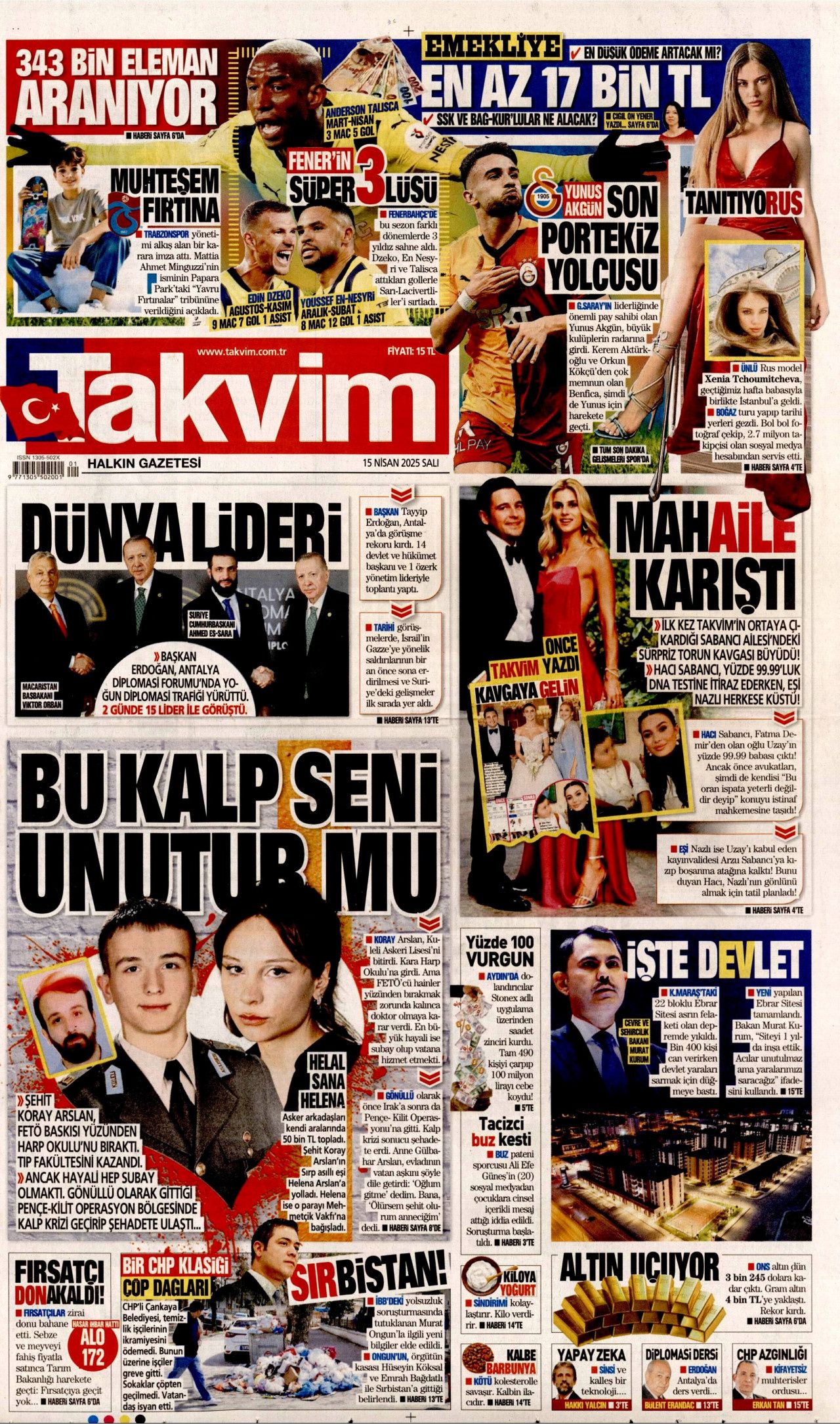 CHP'nin kirli lise projesi! Öğrencileri kışkırtmaya çalışıyorlar... Bugünün gazete manşetleri! 20