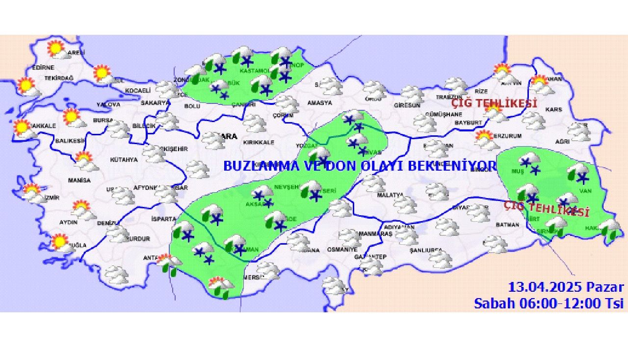 16 Nisan 2025 Yurt genelinde hava nasıl olacak? Ankara, İstanbul, İzmir ve Bursa başta olmak üzere il il beklenen hava durumu... 3
