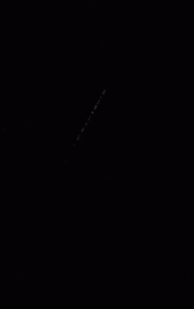 Yüksekova’da Starlink uyduları gökyüzünü aydınlattı 2
