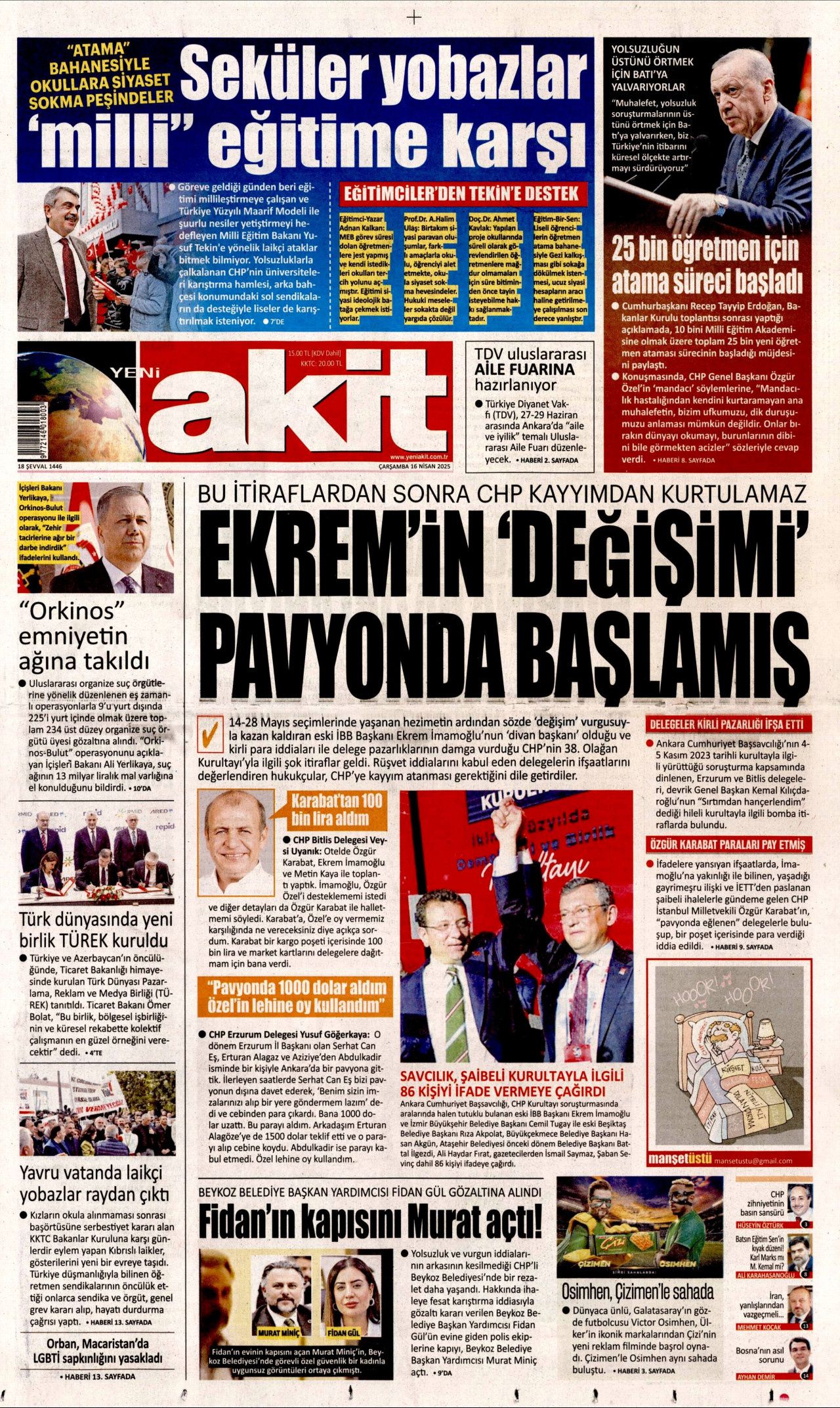Organize kötülük! Minguzzi cinayetinde "Bu kadar da olmaz" dedirten tuhaflıklar! Bugünün gazete manşetleri 12