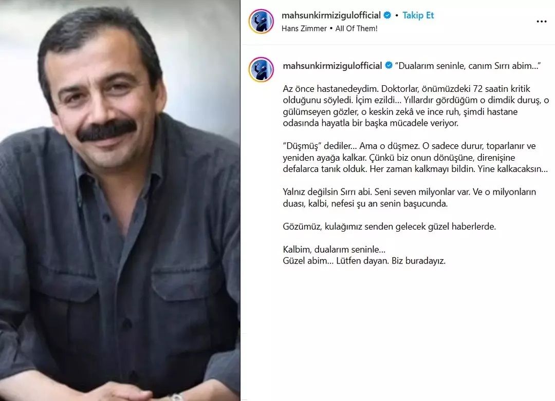 Ünlü isimler Sırrı Süreyya Önder için hastaneye koştu 7