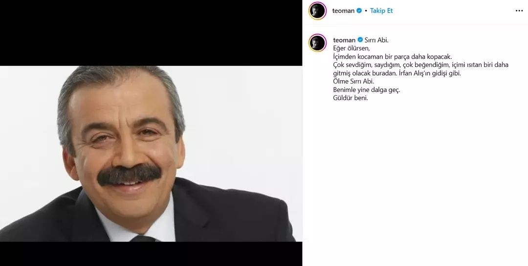 Ünlü isimler Sırrı Süreyya Önder için hastaneye koştu 5