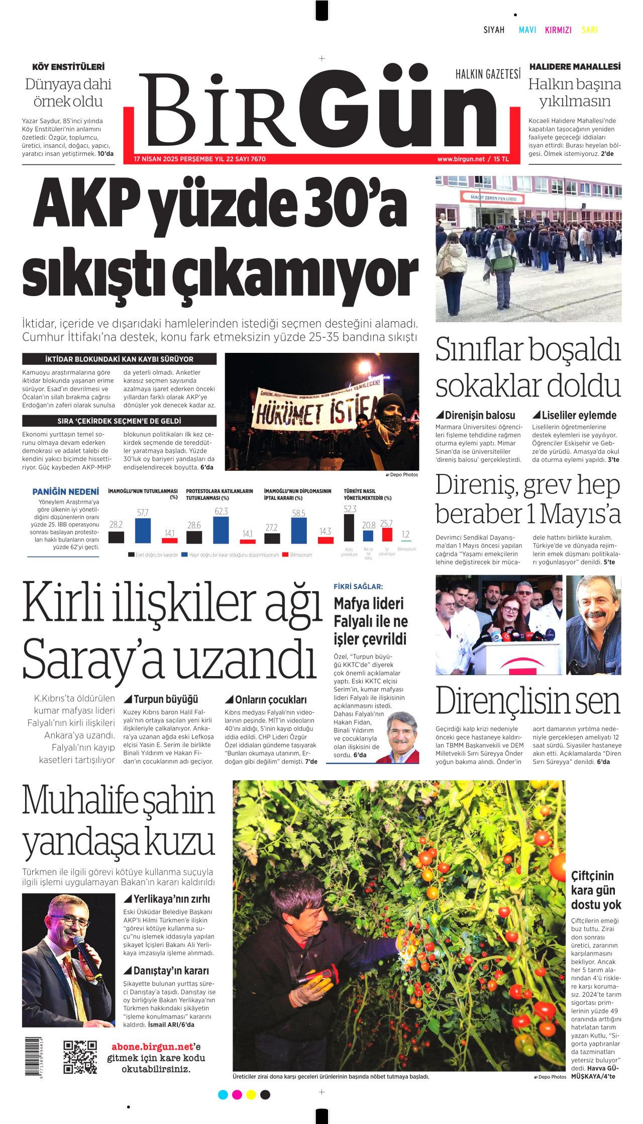 Zirai felaket için seferberlik! Ödemeler hemen yapılacak: Faizsiz kredi yolda... Günün gazete manşetleri 13