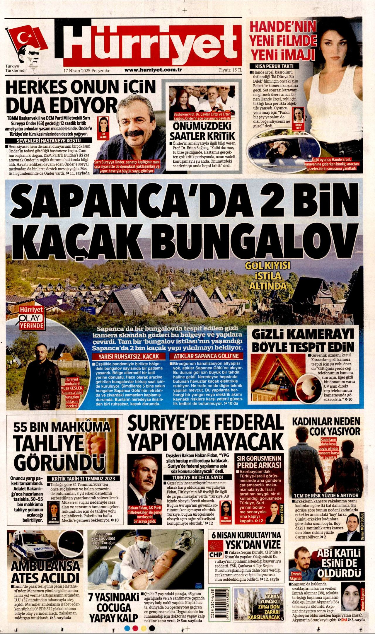Zirai felaket için seferberlik! Ödemeler hemen yapılacak: Faizsiz kredi yolda... Günün gazete manşetleri 1