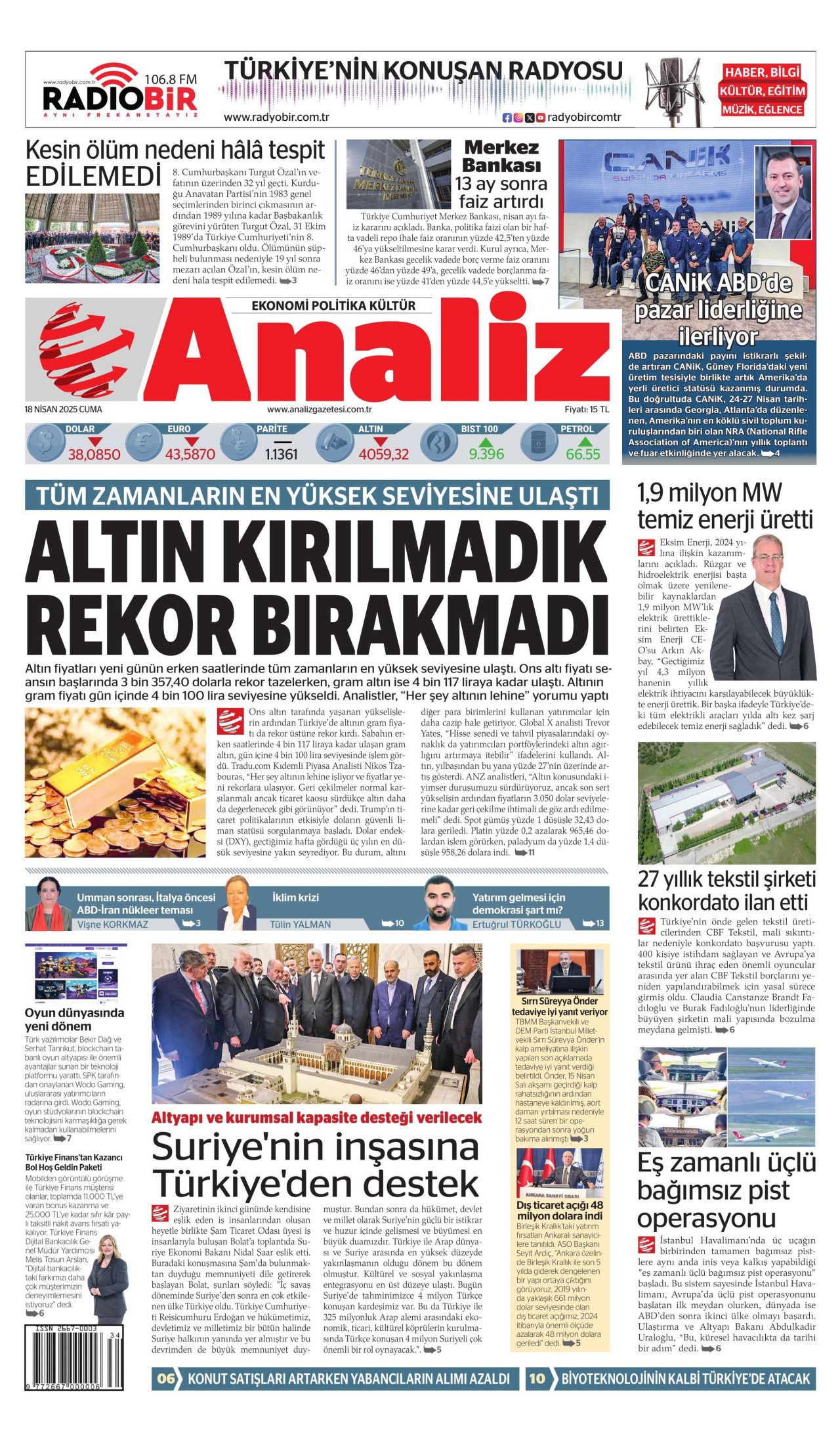 'CHP'ye kayyum atanacak' yalanında kim kazandı? Bir gecede yüzde 50... İşte 18 Nisan Cuma gazete manşetleri! 23