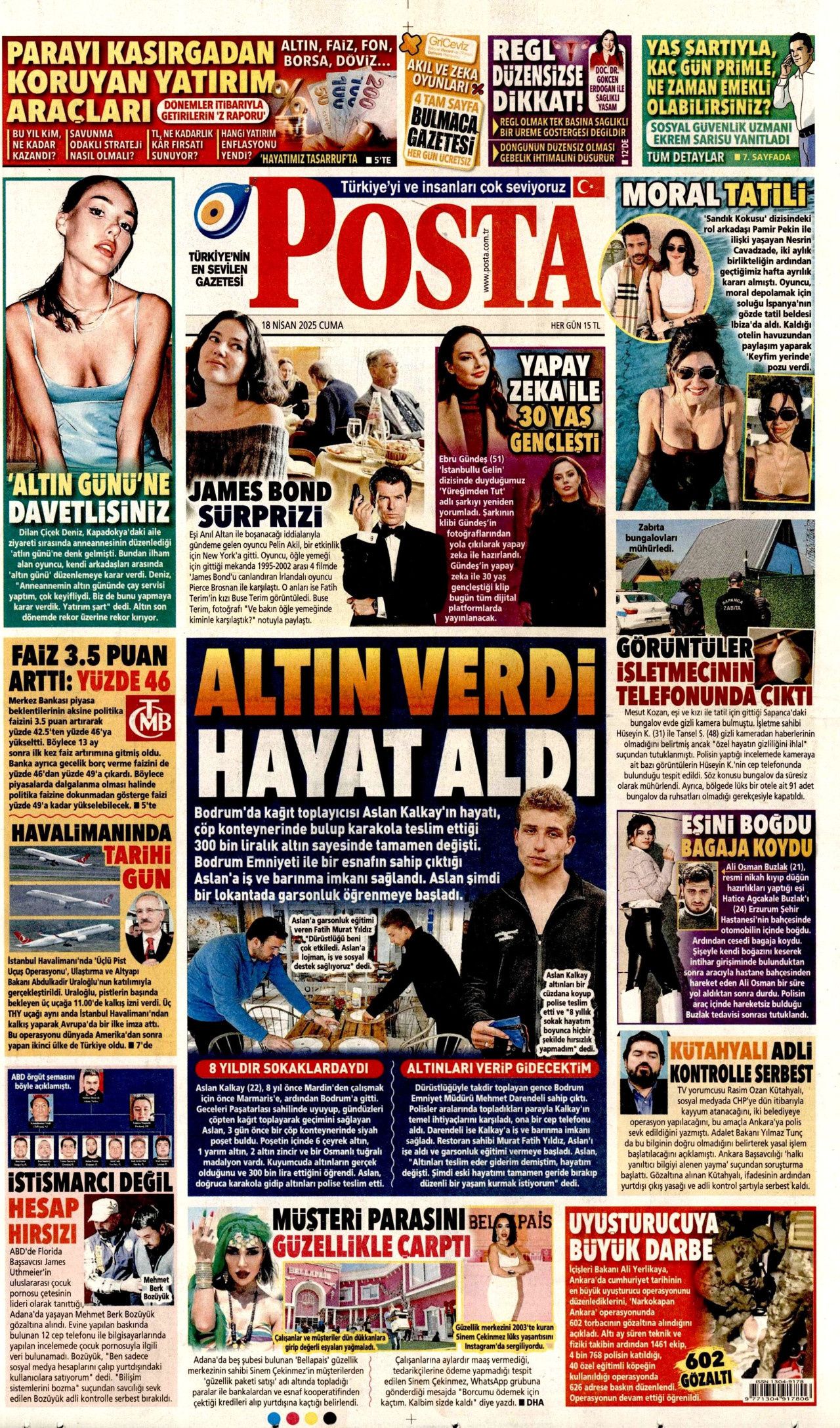 'CHP'ye kayyum atanacak' yalanında kim kazandı? Bir gecede yüzde 50... İşte 18 Nisan Cuma gazete manşetleri! 9