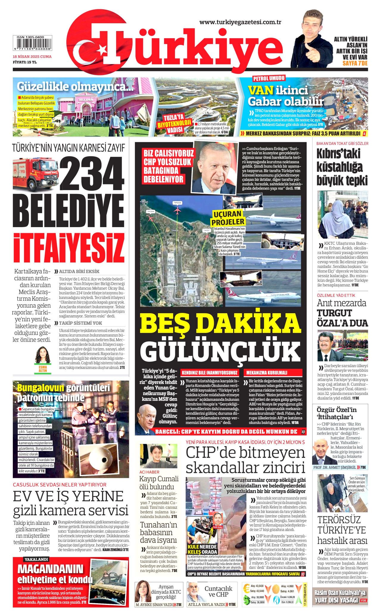 'CHP'ye kayyum atanacak' yalanında kim kazandı? Bir gecede yüzde 50... İşte 18 Nisan Cuma gazete manşetleri! 5