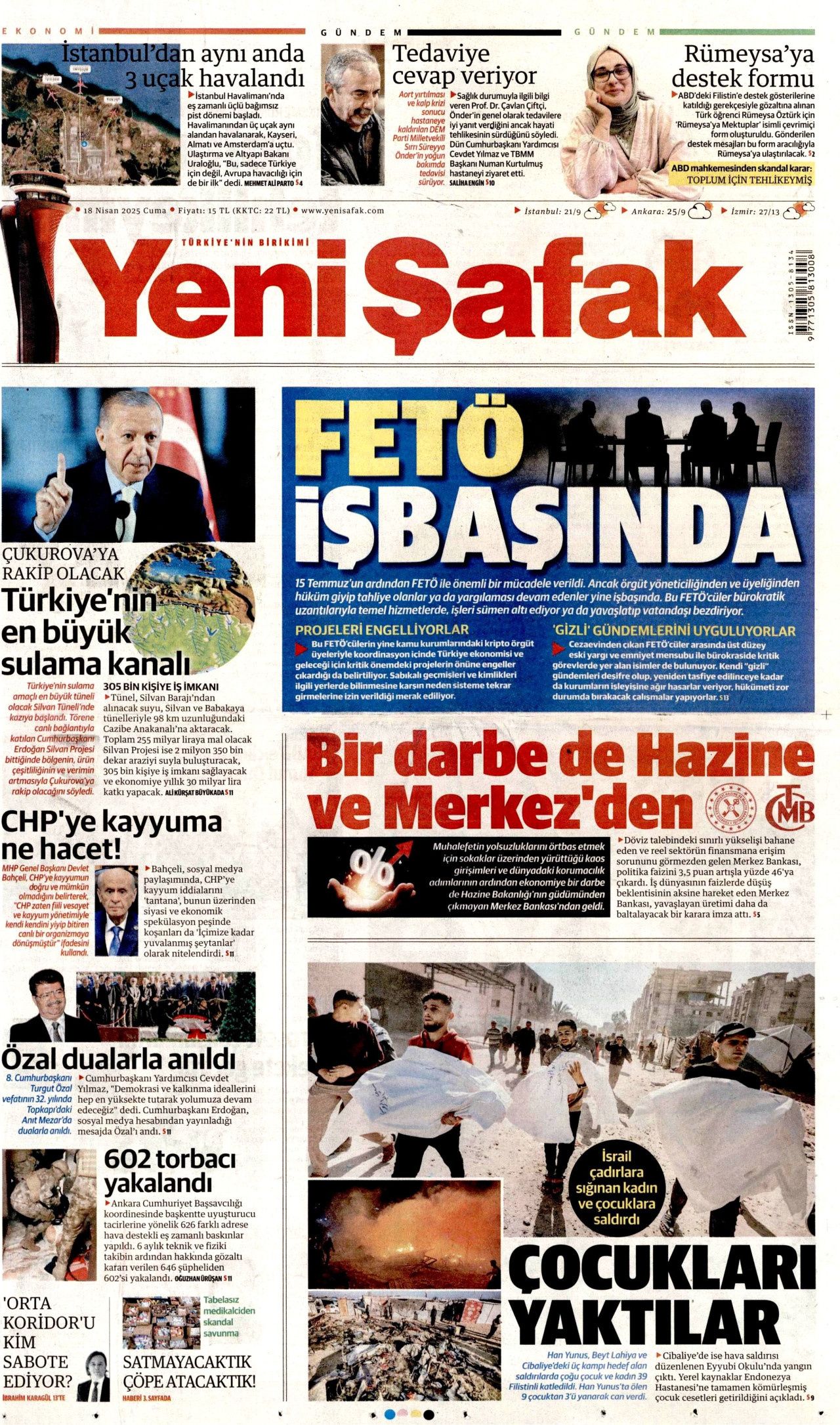 'CHP'ye kayyum atanacak' yalanında kim kazandı? Bir gecede yüzde 50... İşte 18 Nisan Cuma gazete manşetleri! 4