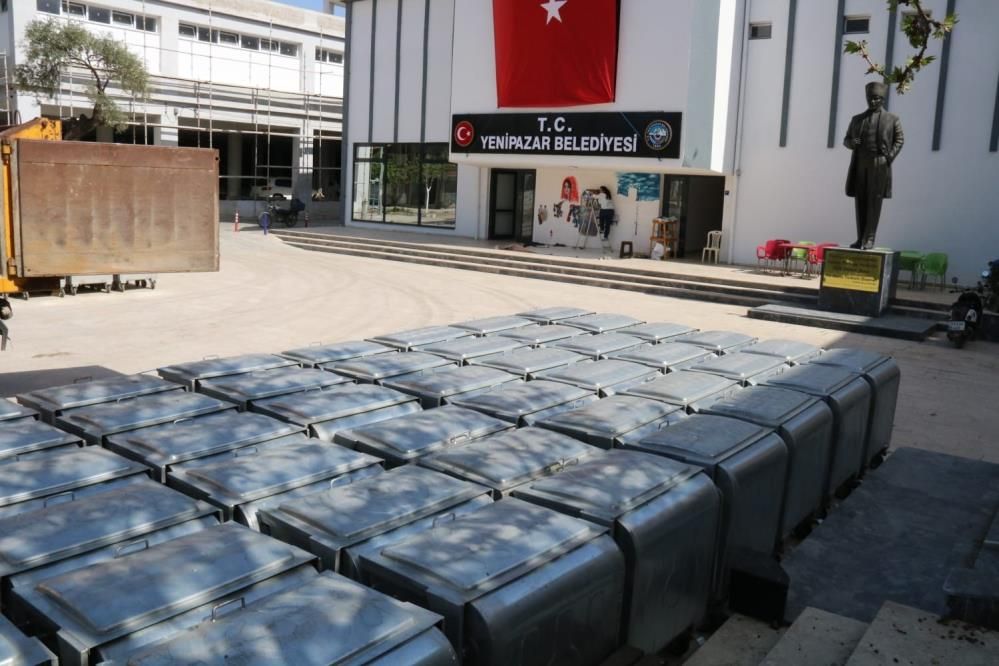 Aydın Büyükşehir’den Yenipazar’a çevre desteği: 100 çöp konteyneri hibe edildi 1