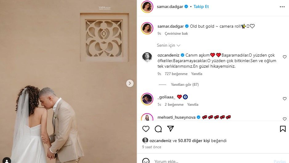 Özcan Deniz'den olay gönderme! Samar Dadgar’ın paylaşımına “Başaramadılar” yorumu 5