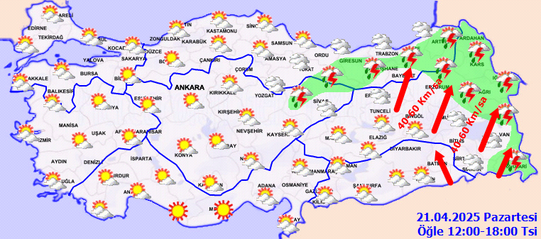 Meteoroloji'den 5 günlük alarm! Sağanak yağış geliyor... Özellikle çarşamba gününe dikkat! 12