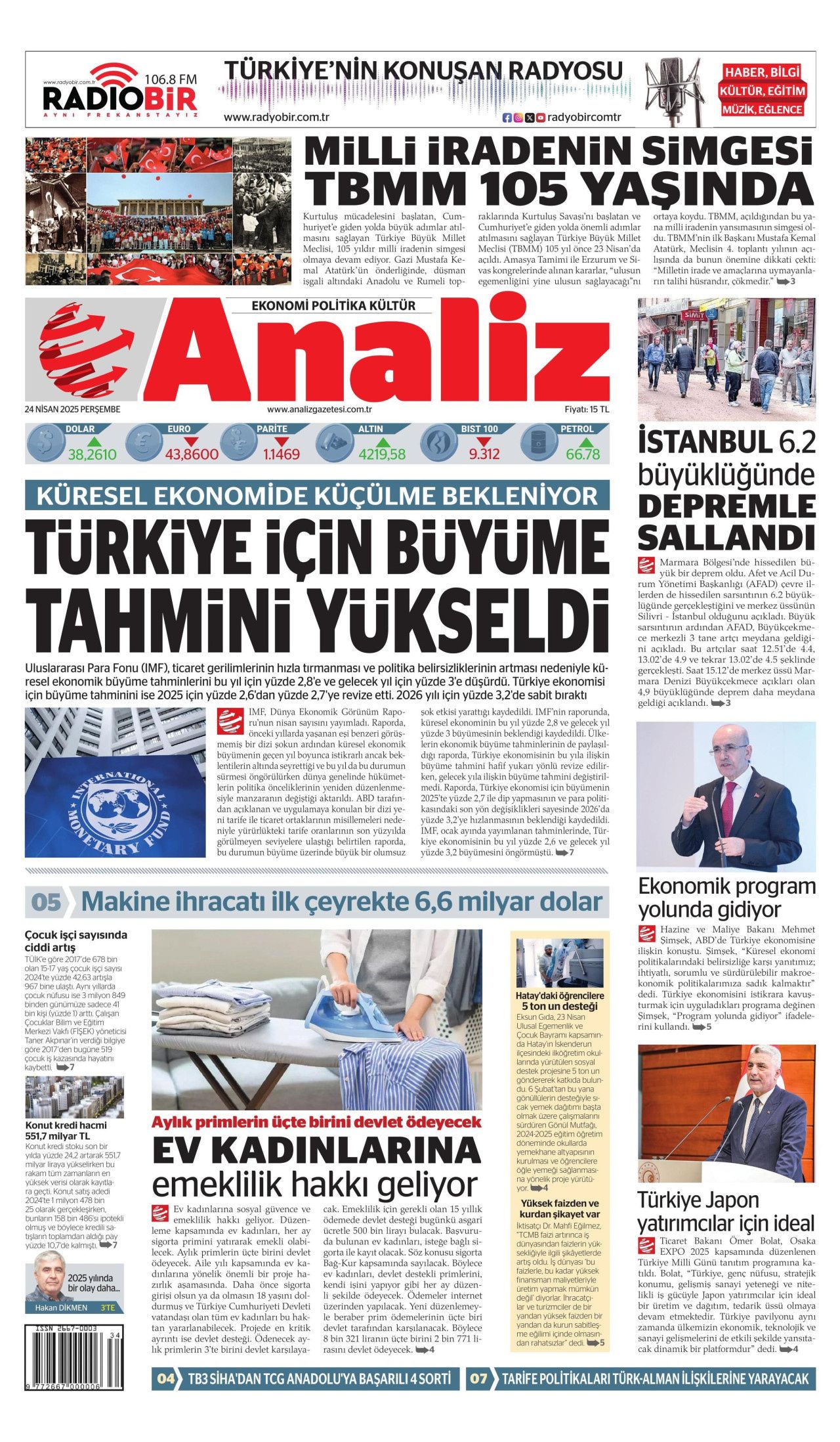 İstanbul'da paniğe yol açan 6.2'lik deprem gazete manşetlerinde! Bu deprem o deprem mi? Uzmanlar bölündü... 19